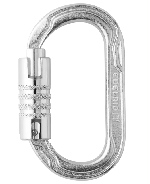 EDELRID Oval Power Steel Carabiner