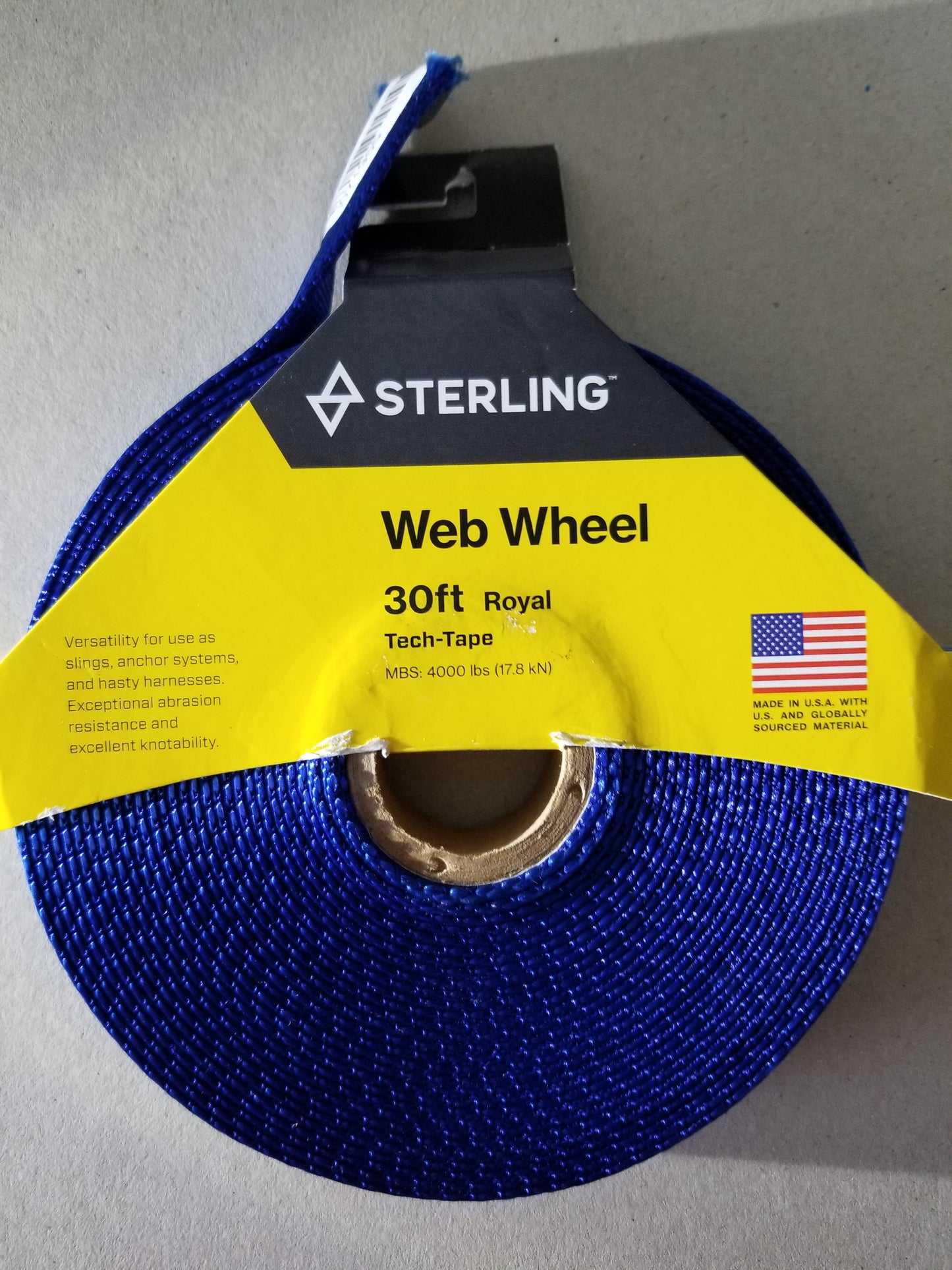Webbing - 30 ft Blue